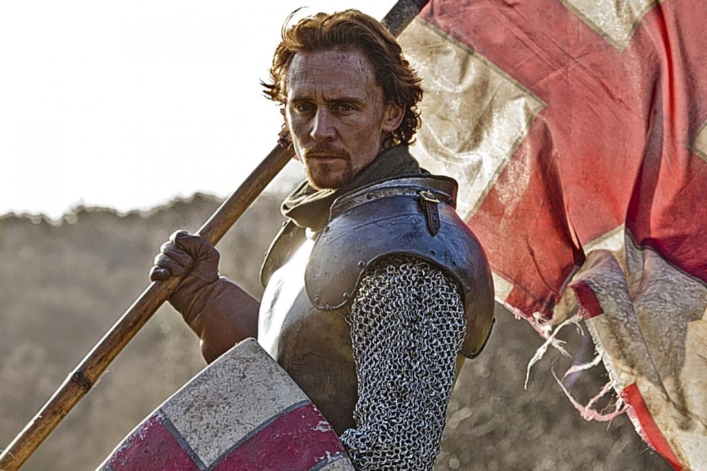 o for a muse of fire speech from Henry V, as played by Tom Hiddleston in the BBC’s Shakespeare adaptation The Hollow Crown