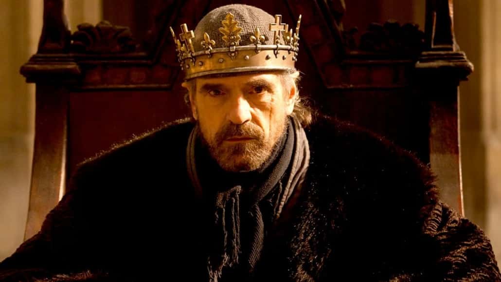 Jeremy Irons in Shakespeare's modern King Henry IV play