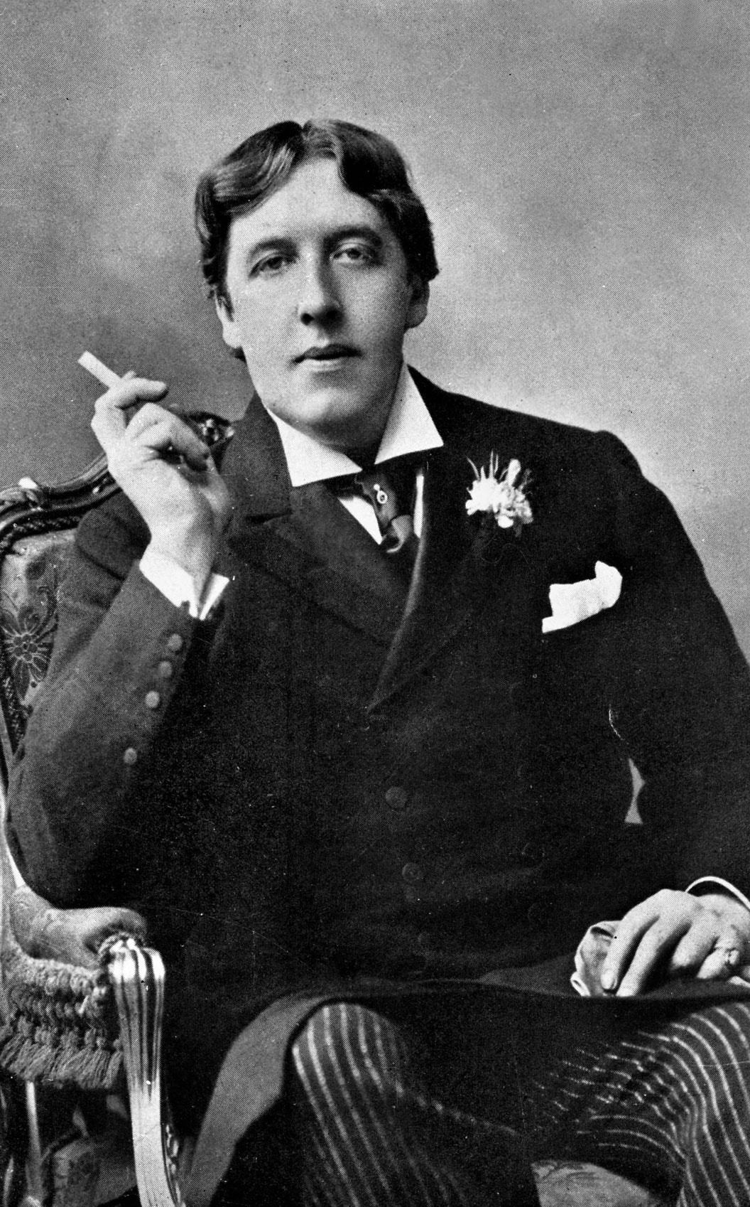 Oscar Wilde photograph, one of the finest Irish authors
