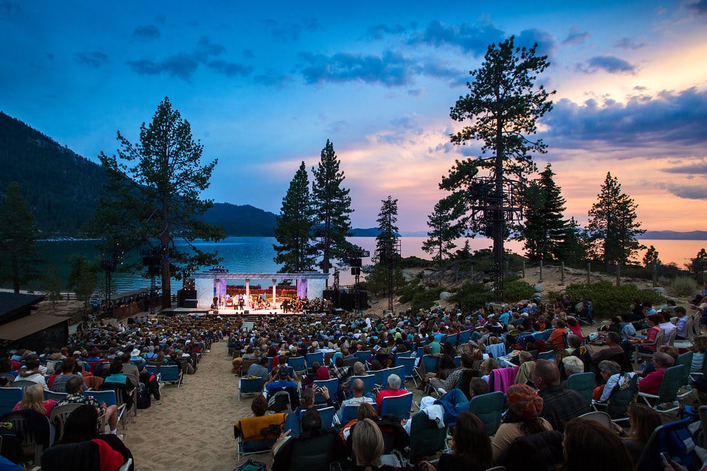 A Midsummer Night's Dream performance at the Lake Tahoe Shakespeare Festival