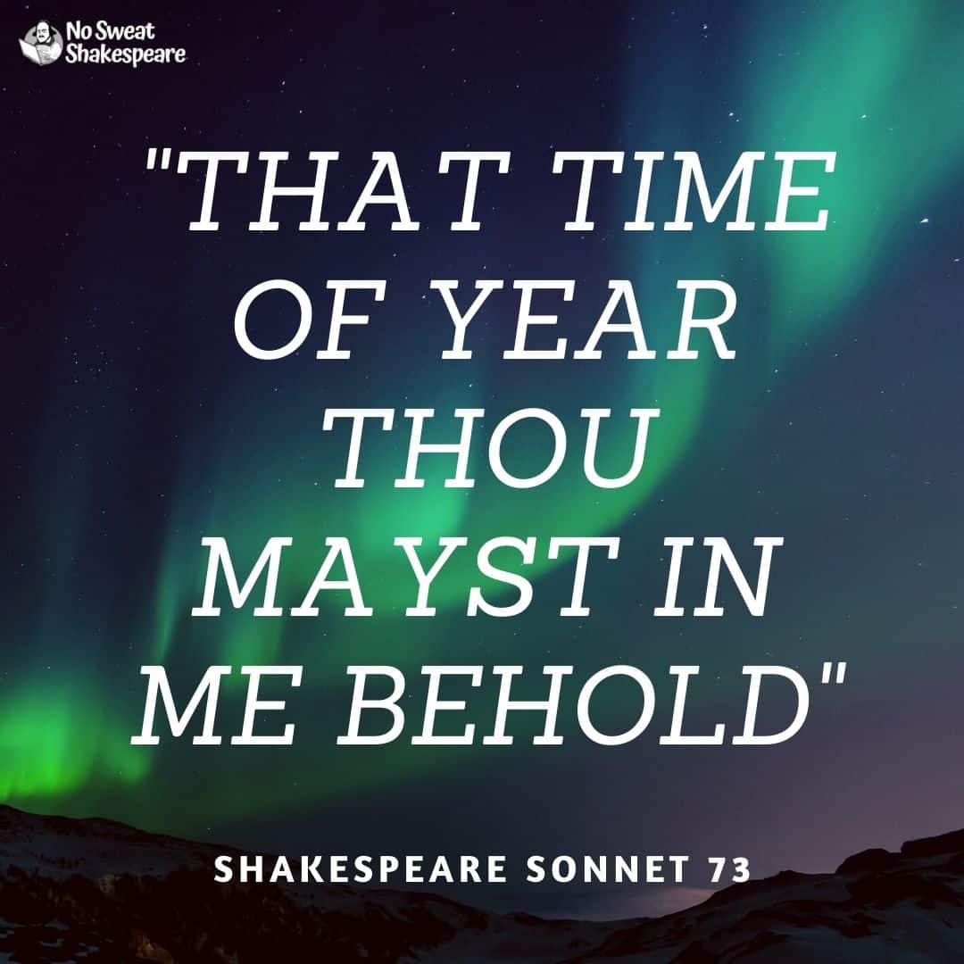 shakespeare sonnet 73 opening line opening line
