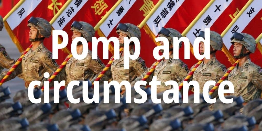 Pomp and circumstance - meaning